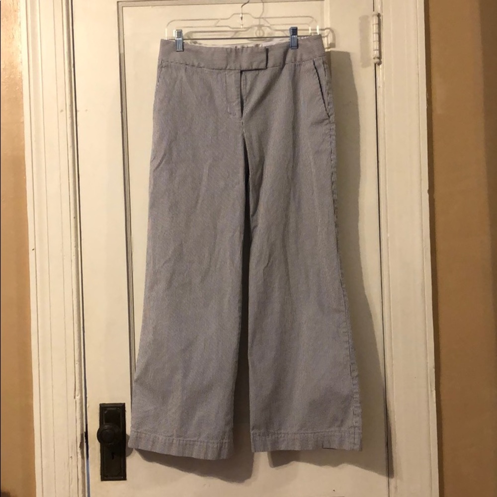 Work casual pinstripe pants